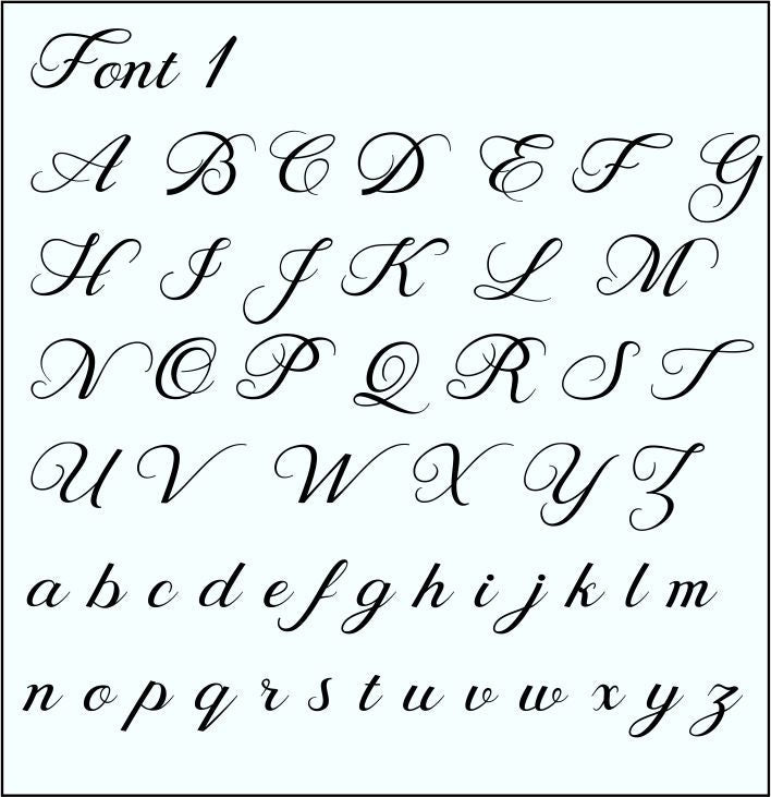 Minimalist name/word ring