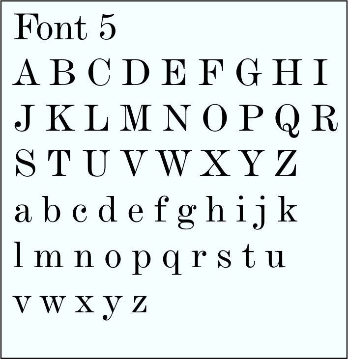 Minimalist name/word ring