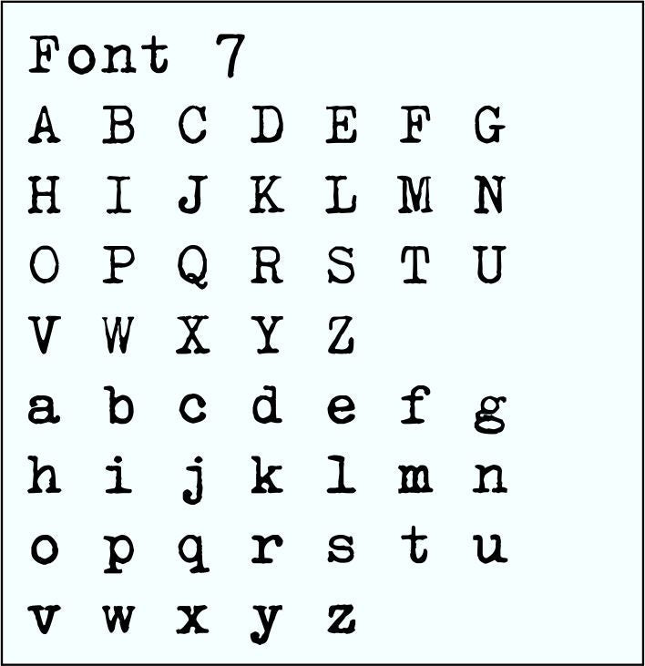 Minimalist name/word ring