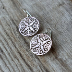 Vine filigree hook earrings