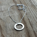 Motto washer pendant - 22mm