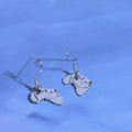 Rhino Africa hook earrings