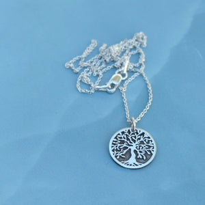 Tree engraved Pendant