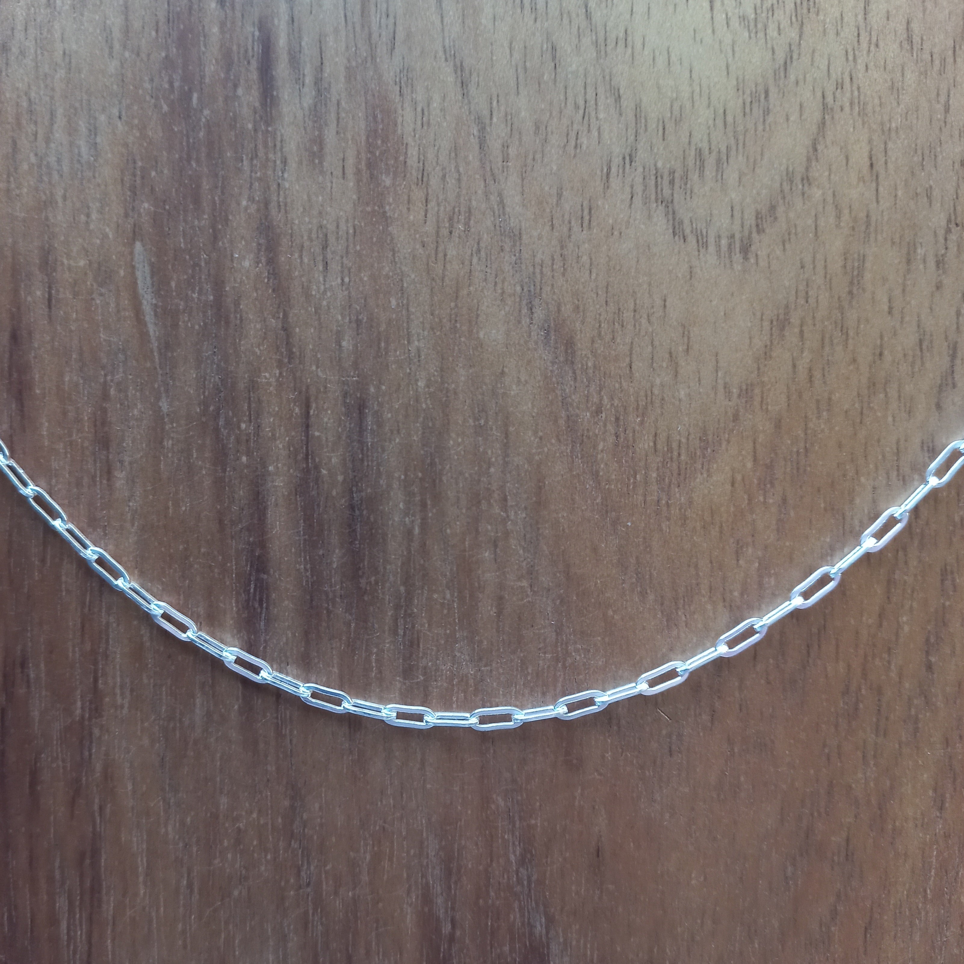 Paperclip chain - sterling silver