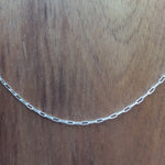 Paperclip chain - sterling silver