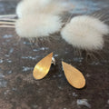 Elongated Teardrop studs