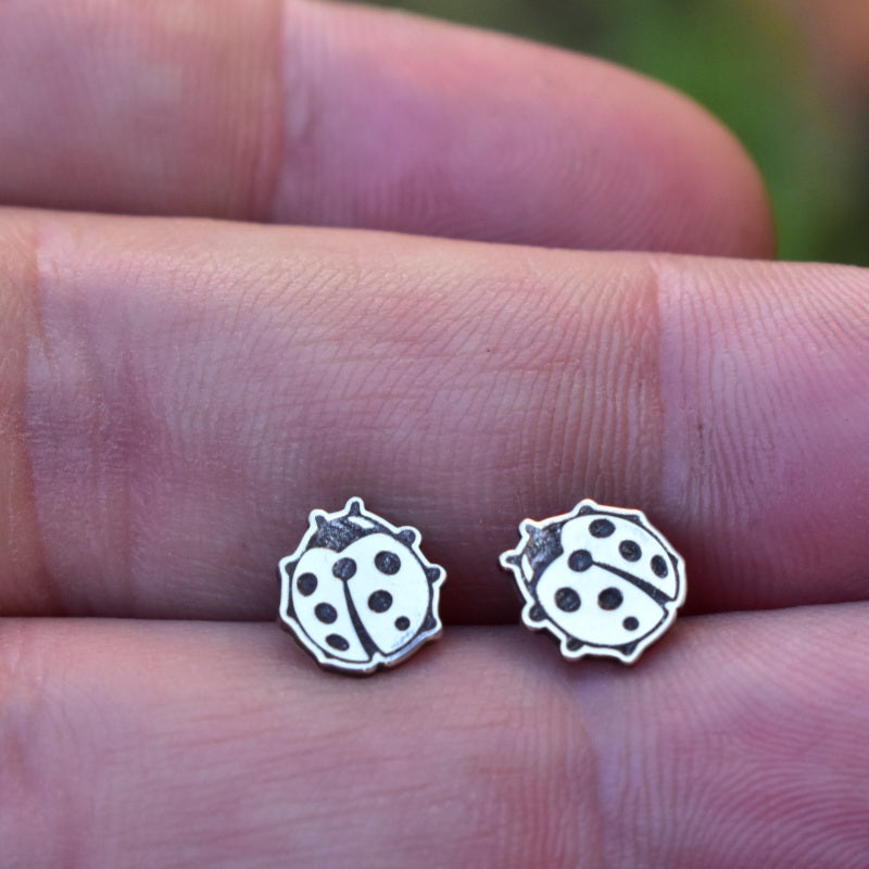 Ladybug studs