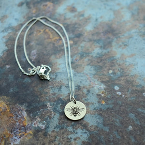 Bee disc Pendant