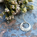 Sunflower open disc pendant