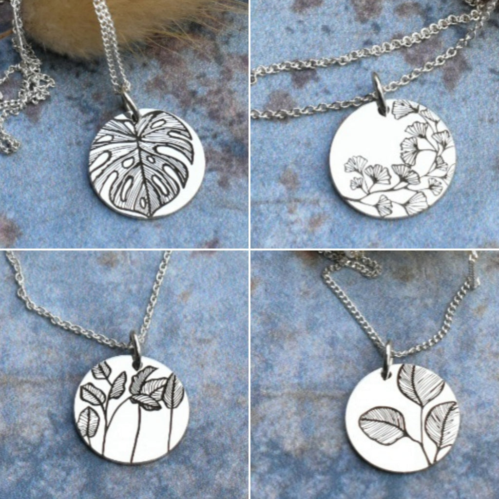 Leaf disc Pendant