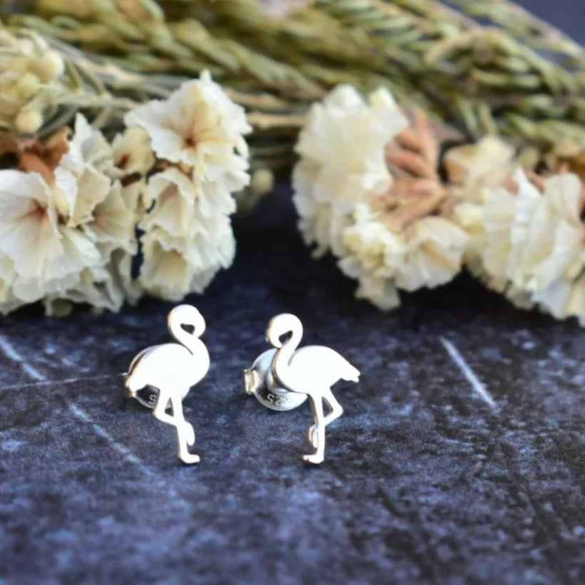Flamingo studs